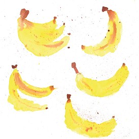Banana card front